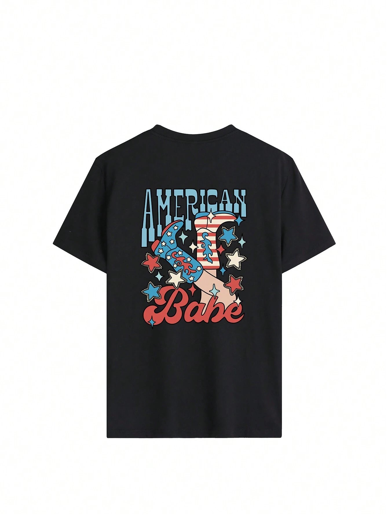 Graphic Round Neck Half Sleeve T Shirt
