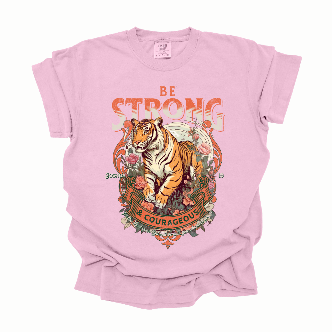 Be Strong And Courageous Graphic Tee