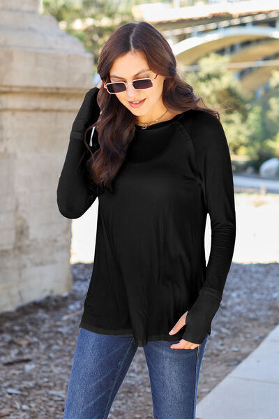 Basic Bae Full Size Round Neck Long Sleeve T Shirt