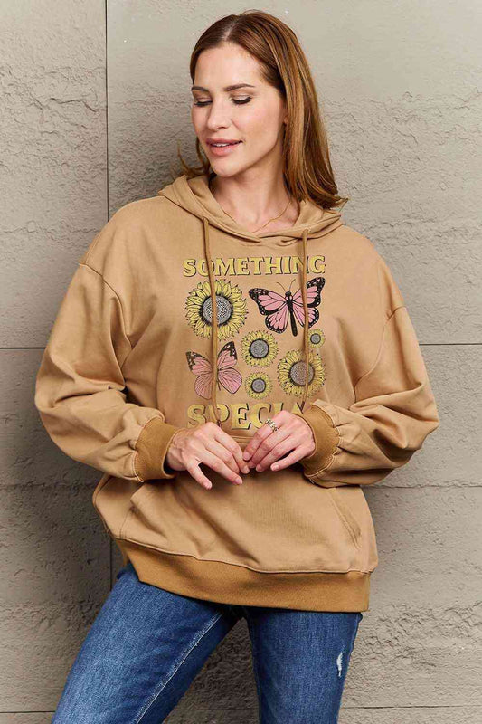 Simply Love Simply Love Full Size SOMETHING SPECIAL Graphic Hoodie