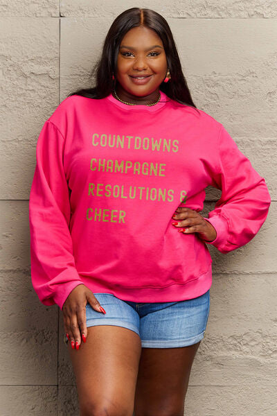 COUNTDOWNS CHAMPAGNE RESOLUTIONS CHEER Sweatshirt