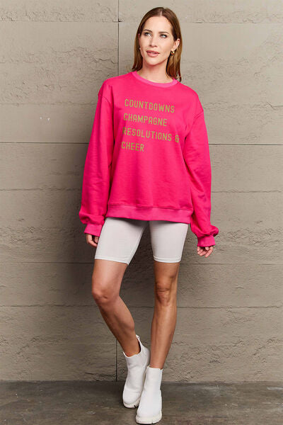 COUNTDOWNS CHAMPAGNE RESOLUTIONS CHEER Sweatshirt