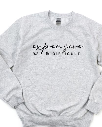 EXPENSIVE & DIFFICULT SWEATSHIRT