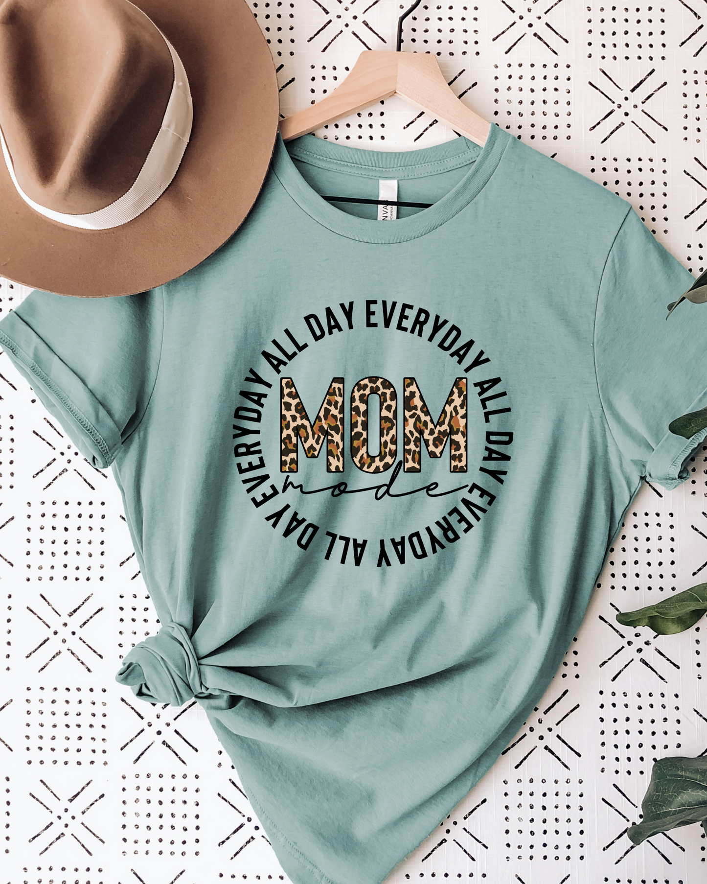 MOM ~ALL DAY EVERYDAY TEE (BELLA CANVAS)