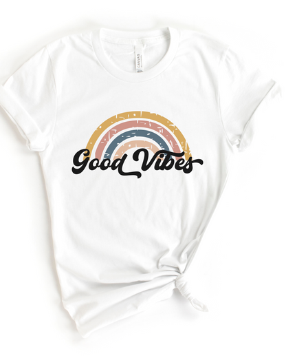 GOOD VIBES TEE(BELLA CANVAS)