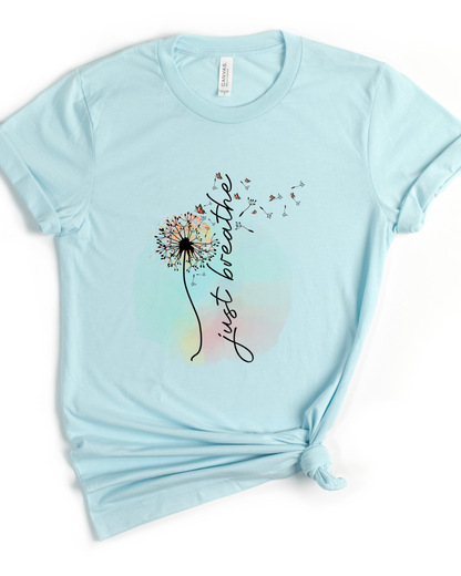 JUST BREATHE TEE (BELLA CANVAS)