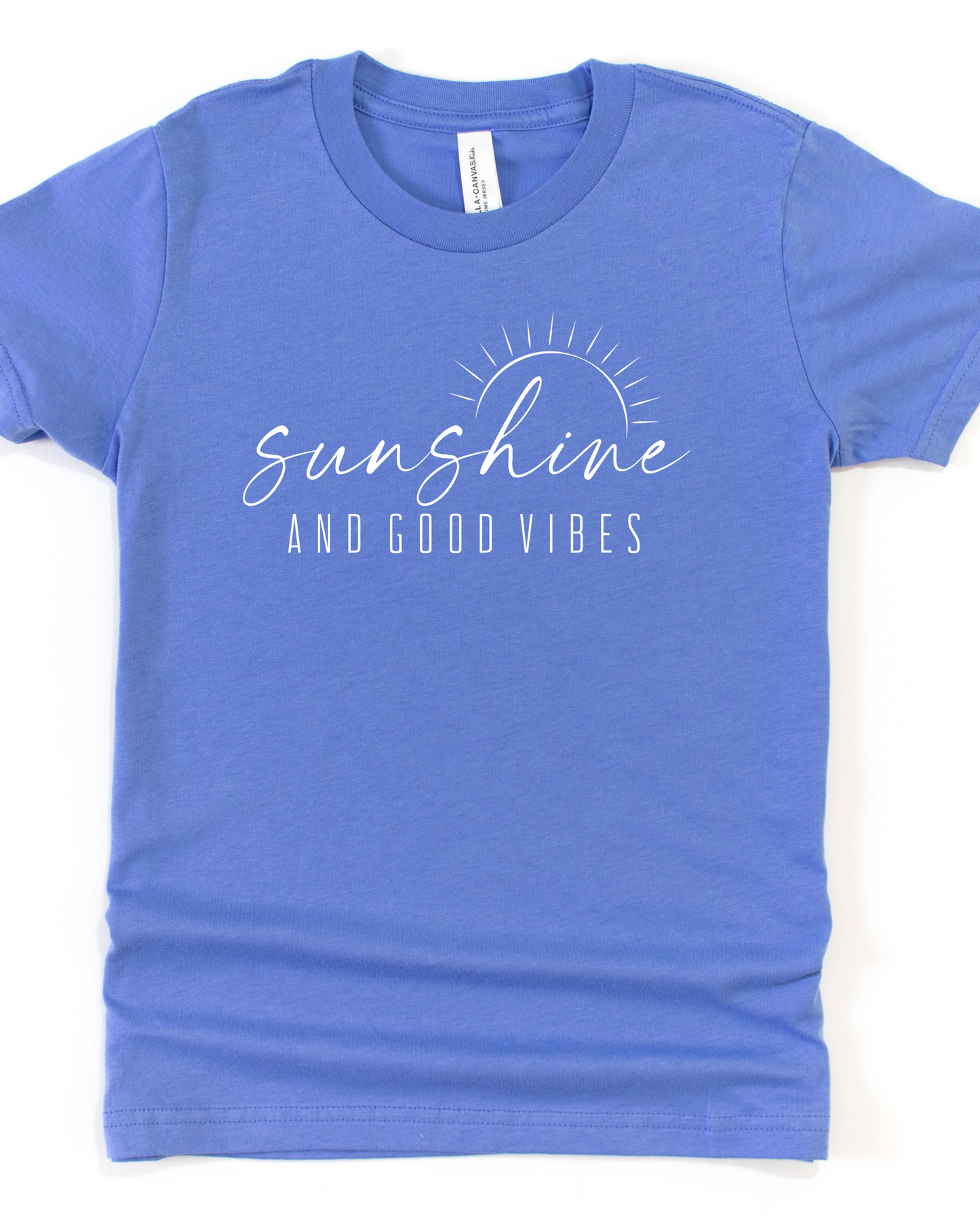 SUNSHINE & GOOD VIBES TEE (BELLA CANVAS)