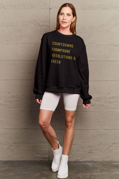 COUNTDOWNS CHAMPAGNE RESOLUTIONS CHEER Sweatshirt