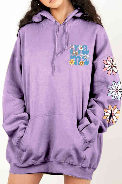 Simply Love Simply Love Full Size MAMA Graphic Dropped Shoulder Hoodie